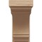 Ekena Millwork 8"W x 16"D x 16"H Classic Warren Rough Cedar Woodgrain TimberThane Corbel, Primed Tan CORUR08X16X16WARRCPR - alternate 3